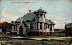 Public Library Postcard