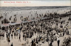 Bathing scene Postcard