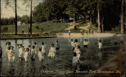 Childrens' Wading Pond, Avondale Park Postcard