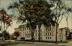 High School, Springfield, Mass Postcard