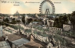 Rotunde, Ausstellungsstrasse, Riesenrad Postcard