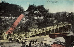 "UpThe Moving Stairway" St. Joseph, MI Postcard Postcard