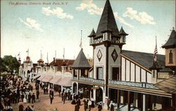 The Midway, Ontario Beach Park Rochester, NY Postcard Postcard