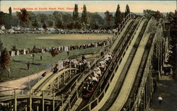 Scenic Railway at Euclid Beach Park Postcard