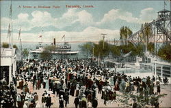 A Scene at Hanlans Point Toronto, ON Canada Ontario Postcard Postcard