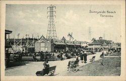 Park at Sunnyside Beach Toronto, ON Canada Ontario Postcard Postcard