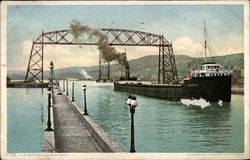 U.S. Ship Canal, Duluth, Minn Minnesota Postcard Postcard