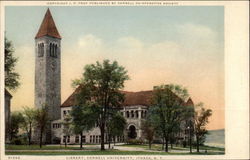 Library, Cornell University Ithaca, NY Postcard Postcard