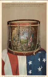 Drum Beaten at the Battle of Lexington by William Dimond Patriotic Postcard Postcard