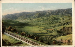 Ascending Tehachapi Mountains, Tehachapi Pass Mojave, CA Postcard Postcard