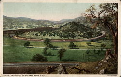 The Loop, Tehachapi Pass California Postcard Postcard