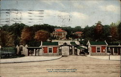 Concourse Entrance, New York Zoological Park Postcard