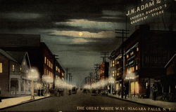 The Great White Way Postcard