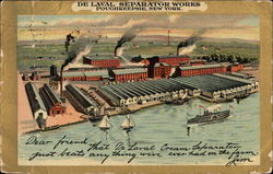 De Laval Separator Works Postcard