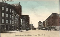 Genesee Street, from Baggs Square Postcard