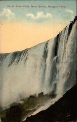 Horse Shoe Falls from Below Postcard