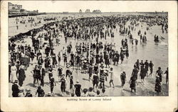 Bathing Scene Postcard