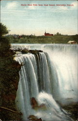 Horseshoe Falls from Goat Island Postcard