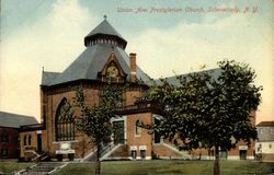 Union Ave. Presbyterian Church Postcard