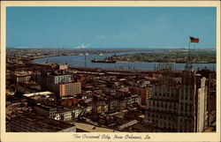 New Orleans 'The Crescent City' Postcard