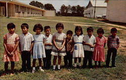 Ten Little Choctaw Indians Philadelphia, MS Postcard Postcard