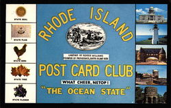 Rhode Island - "The Ocean State" Providence, RI Postcard Postcard