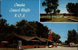 Omaha - Council Bluffs KOA Crescent, IA Postcard Postcard