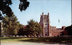 Original Section of University General Hospital, University of Iowa Iowa City, IA Postcard Postcard