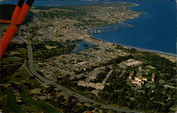 Arial view of Monterey, "City of History" Postcard