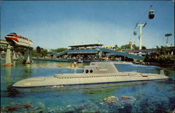 Submarine Ride, Disneyland Anaheim, CA Postcard Postcard