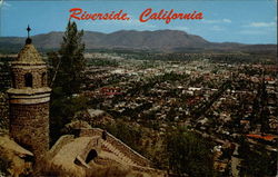 Riverside, California, From the Summit of Mt. Rubidoux Postcard