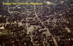 Greetings from Leominster, Massachusettes Massachusetts Postcard Postcard