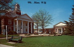 Municipal Building and Public Library Mount Kisco, NY Postcard Postcard