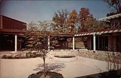 The Alumnae Court, The College Center Postcard