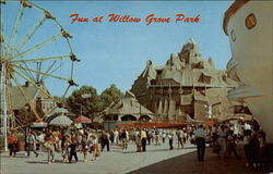 Fun at Willow Grove Park Postcard