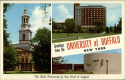 Views of State University of New York Campus Buffalo, NY Postcard Postcard