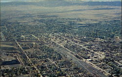 Aerial View of Sheridan, Wyoming Postcard Postcard