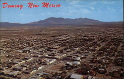 Aerial View of Deming, a Bustling Town in Southern New Mexico on Interstate 10 Postcard Postcard