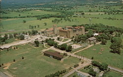 Aerial View of New Subiaco Abbey & Academy Arkansas Postcard Postcard