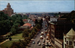 View of Central Avenue Postcard