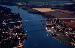 Chesapeake City Bridge Wilmington, DE Postcard Postcard