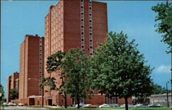 Twin Towers Residence Hall - Marshall University Postcard