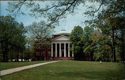 Hopwell Hall, the Adminstration Building at Lynchburg College Postcard