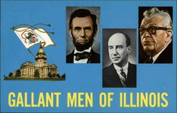 Gallant Men of Illinois Postcard