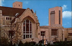 Swen Parson Library, Northern Illinois University Postcard