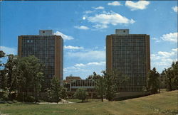 Washington & Lincoln Residence Halls, Western Illinois University Macomb, IL Postcard Postcard