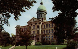 Old Main, Classroom Building of Augustana College Postcard