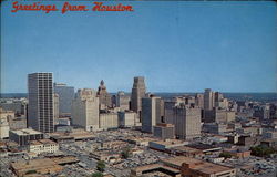 Greetings from Houston Texas Postcard Postcard