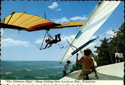 The Ultimate High, Hang Gliding over Lookout Mtn Lookout Mountain, TN Postcard Postcard