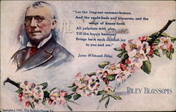 Riley Blossoms poem Postcard